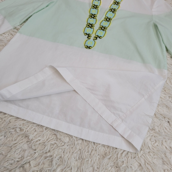 Tory Burch Embroidered Tunic Top - Picture 7 of 9